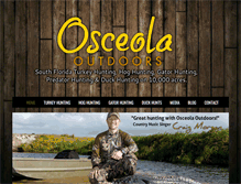Tablet Screenshot of osceolaoutdoors.com